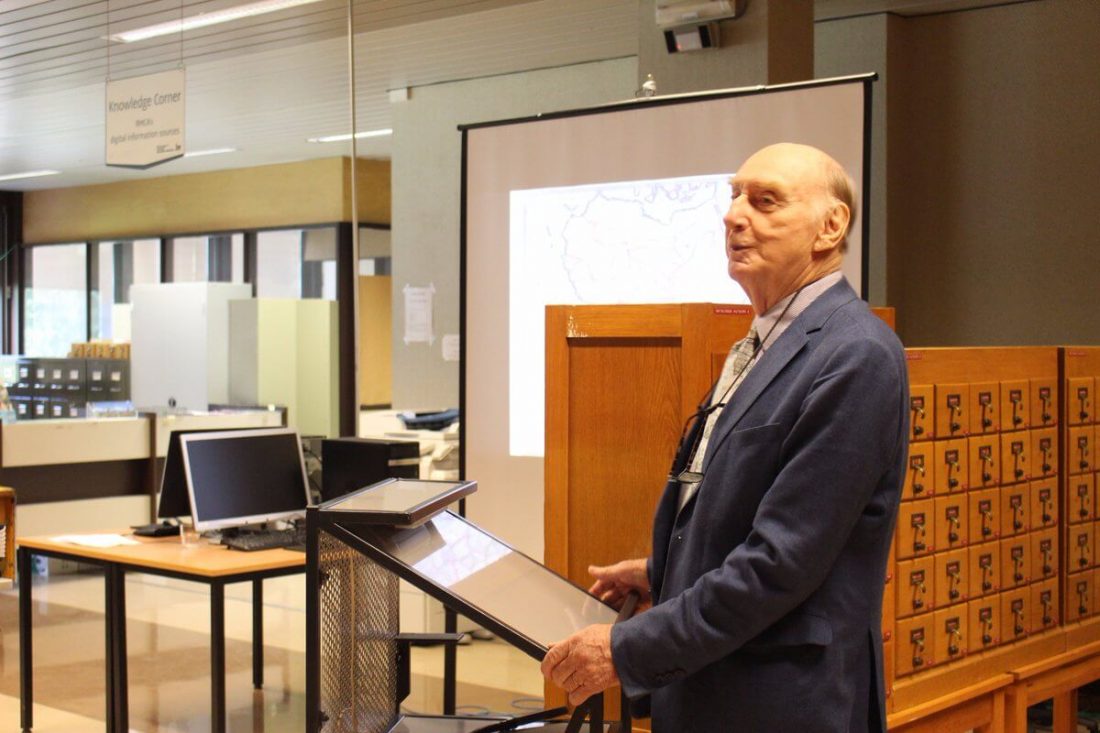 Conférence de Wulf Bodenstein au MRAC, pour le lancement de "Cartes géographiques d’Afrique"